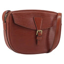 LOUIS VUITTON Epi Jeune FilleMM Shoulder Bag Brown M52153 LV Auth 211195-1