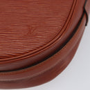 LOUIS VUITTON Epi Jeune FilleMM Shoulder Bag Brown M52153 LV Auth 211195-10