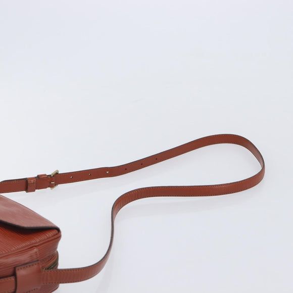 LOUIS VUITTON Epi Jeune FilleMM Shoulder Bag Brown M52153 LV Auth 211195
