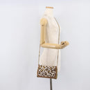 Stella McCartney Chain Shoulder Bag Canvas Beige Gold 291622 Auth 211197A-25