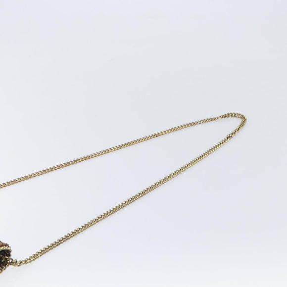 Stella McCartney Chain Shoulder Bag Canvas Beige Gold 291622 Auth 211197A