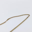 Stella McCartney Chain Shoulder Bag Canvas Beige Gold 291622 Auth 211197A-9