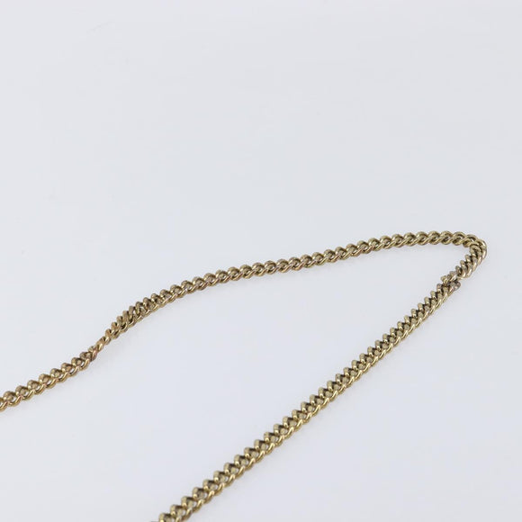 Stella McCartney Chain Shoulder Bag Canvas Beige Gold 291622 Auth 211197A