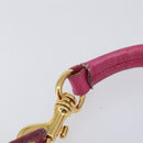 Miu Miu Shoulder Bag Leather Pink Gold Auth 211200A-10