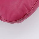 Miu Miu Shoulder Bag Leather Pink Gold Auth 211200A-15