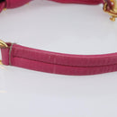 Miu Miu Shoulder Bag Leather Pink Gold Auth 211200A-8