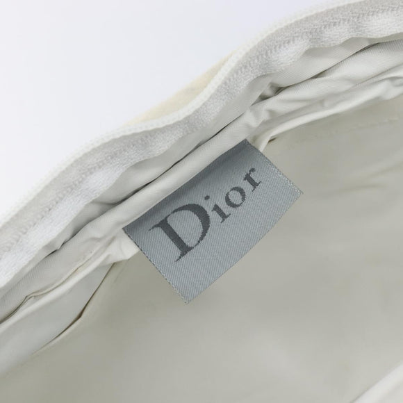 Christian Dior Pile trotter Hand Bag Blue White Auth 211202