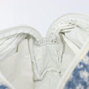Christian Dior Pile trotter Hand Bag Blue White Auth 211202-23