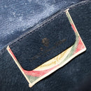 GUCCI GG Supreme Sherry Line Shoulder Bag PVC Navy Gold 904 02 047 Auth 211203-17