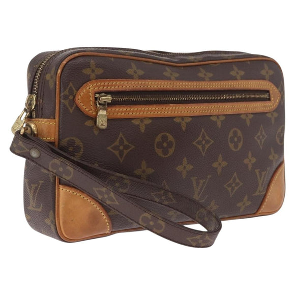 LOUIS VUITTON Monogram Marly Dragonne GM Clutch Bag M51825 LV Auth 211210