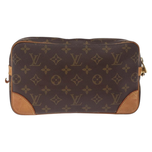 LOUIS VUITTON Monogram Marly Dragonne GM Clutch Bag M51825 LV Auth 211210