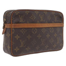 LOUIS VUITTON Monogram Compiegne 23 Clutch Bag M51847 LV Auth 211211-1