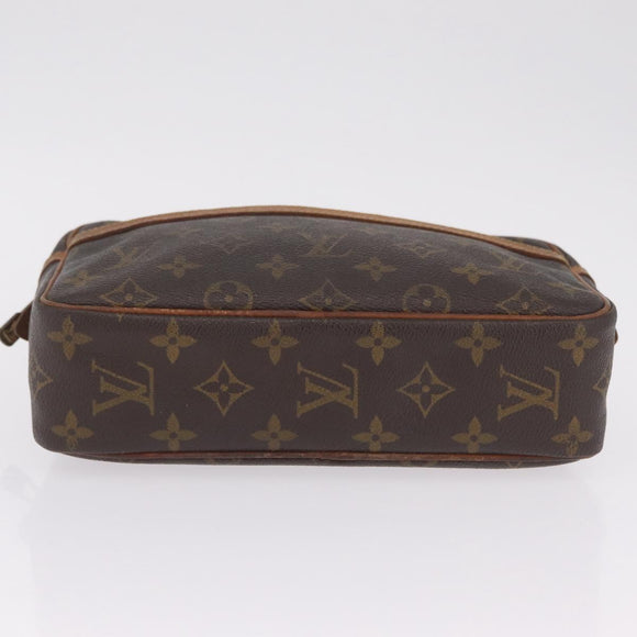 LOUIS VUITTON Monogram Compiegne 23 Clutch Bag M51847 LV Auth 211211