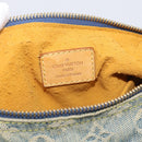 LOUIS VUITTON Monogram Denim Buggy PM Shoulder Bag Blue M95049 LV Auth 211214V-18