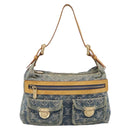 LOUIS VUITTON Monogram Denim Buggy PM Shoulder Bag Blue M95049 LV Auth 211214V-2