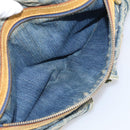 LOUIS VUITTON Monogram Denim Buggy PM Shoulder Bag Blue M95049 LV Auth 211214V-24