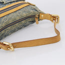 LOUIS VUITTON Monogram Denim Buggy PM Shoulder Bag Blue M95049 LV Auth 211214V-7