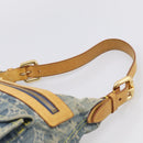 LOUIS VUITTON Monogram Denim Buggy PM Shoulder Bag Blue M95049 LV Auth 211214V-8