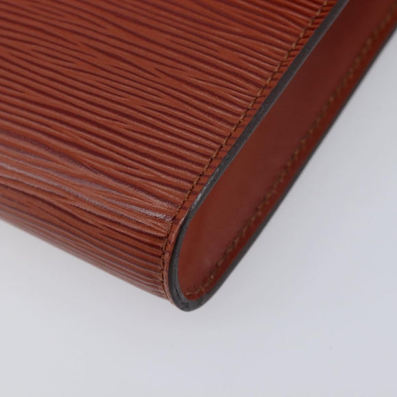 LOUIS VUITTON Epi Arsch Shoulder Bag 2way Brown M52573 LV Auth 211215