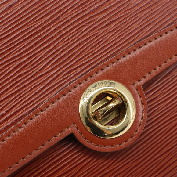 LOUIS VUITTON Epi Arsch Shoulder Bag 2way Brown M52573 LV Auth 211215