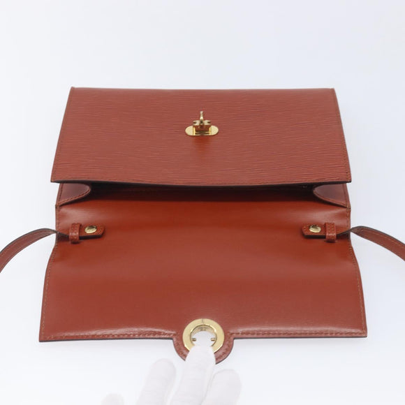 LOUIS VUITTON Epi Arsch Shoulder Bag 2way Brown M52573 LV Auth 211215