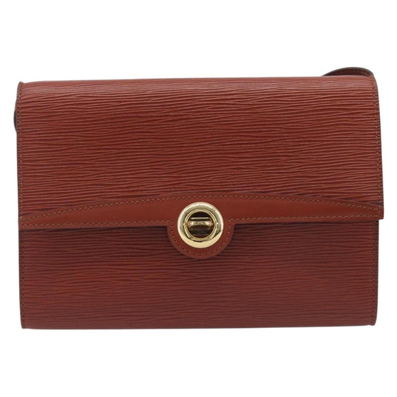 LOUIS VUITTON Epi Arsch Shoulder Bag 2way Brown M52573 LV Auth 211215