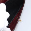 CHANEL Matelasse 25 Chain Shoulder Bag Lamb Skin Black Gold CC Auth 211217SAV-28