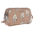 Miu Miu Shoulder Bag Leather Pink Silver Auth 211218A-1