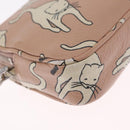 Miu Miu Shoulder Bag Leather Pink Silver Auth 211218A-15
