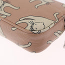 Miu Miu Shoulder Bag Leather Pink Silver Auth 211218A-16