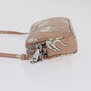 Miu Miu Shoulder Bag Leather Pink Silver Auth 211218A-5