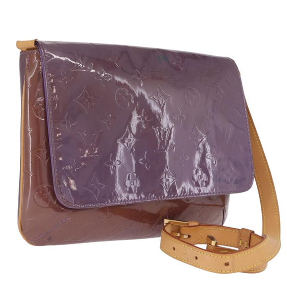 LOUIS VUITTON Monogram Vernis Thompson Street Purple Viole M91095 LV Auth 211219