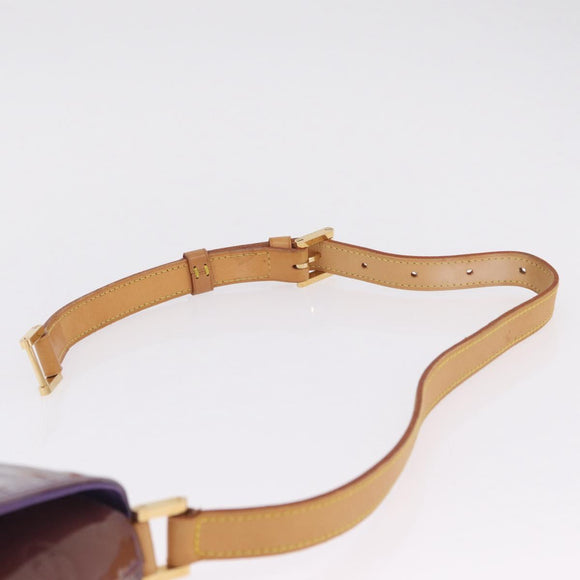 LOUIS VUITTON Monogram Vernis Thompson Street Purple Viole M91095 LV Auth 211219