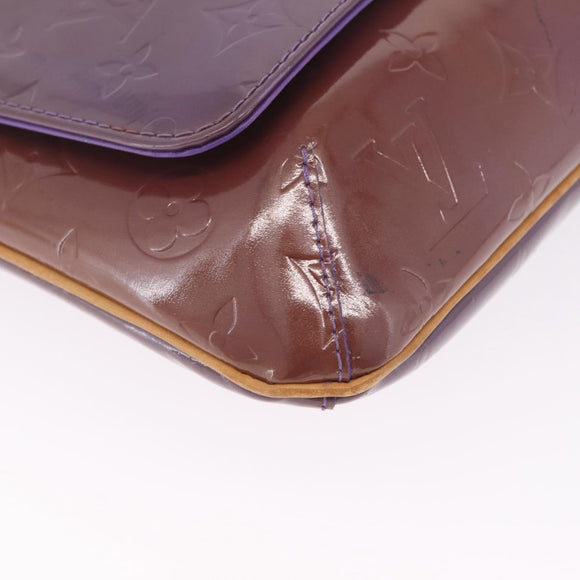 LOUIS VUITTON Monogram Vernis Thompson Street Purple Viole M91095 LV Auth 211219