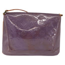 LOUIS VUITTON Monogram Vernis Thompson Street Purple Viole M91095 LV Auth 211219-4