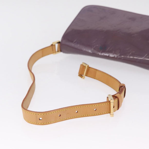 LOUIS VUITTON Monogram Vernis Thompson Street Purple Viole M91095 LV Auth 211219