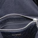 Balenciaga Graffiti Bazaar Drawstring Bag Leather Black 581779 Auth 211220V-23
