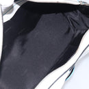 LOEWE Hand Bag Leather White Silver Auth 211222V-24