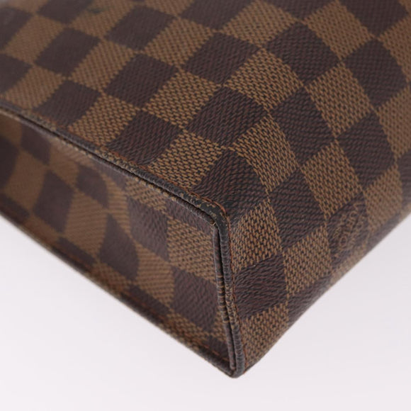 LOUIS VUITTON Damier Ebene Poche Toilette 26 Pouch N47543 LV Auth 211223