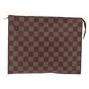 LOUIS VUITTON Damier Ebene Poche Toilette 26 Pouch N47543 LV Auth 211223-2