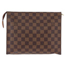 LOUIS VUITTON Damier Ebene Poche Toilette 26 Pouch N47543 LV Auth 211223-3