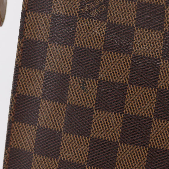 LOUIS VUITTON Damier Ebene Poche Toilette 26 Pouch N47543 LV Auth 211223