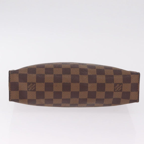 LOUIS VUITTON Damier Ebene Poche Toilette 26 Pouch N47543 LV Auth 211223