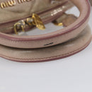 Miu Miu Hand Bag Vitellolux 2way Pink Gold Auth 211226-14