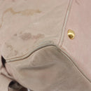 Miu Miu Hand Bag Vitellolux 2way Pink Gold Auth 211226-18