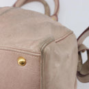 Miu Miu Hand Bag Vitellolux 2way Pink Gold Auth 211226-19