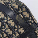 Christian Dior Trotter Canvas Boston Bag Navy Silver Auth 211230-15