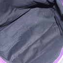 Balenciaga Tote Bag Leather Purple Silver Auth 211231A-17