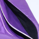 Balenciaga Tote Bag Leather Purple Silver Auth 211231A-24