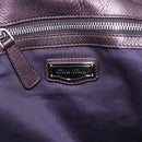 Miu Miu Matelasse Hand Bag Vitellolux 2way Purple Silver Auth 211232V-19
